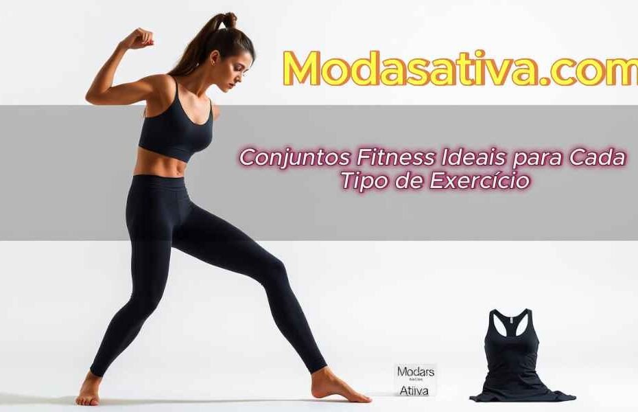 modelos e dicas de Conjuntos Fitness Ideais para Cada Tipo de Exercício