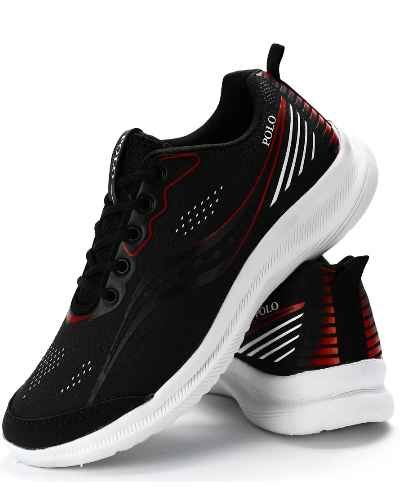 Modelo Tenis Caminhada Preto Conforto e Durabilidade
