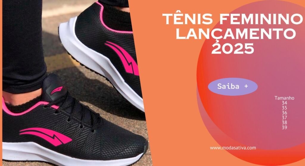 Tênis feminino lançamento 2025