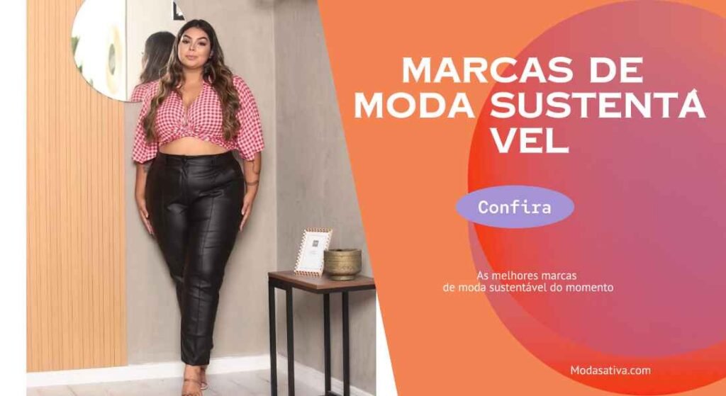 Modelo de moda sustentável do momento