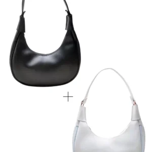 Modelo da Bolsa Feminina kit 2 peças baguete MEIA LUA