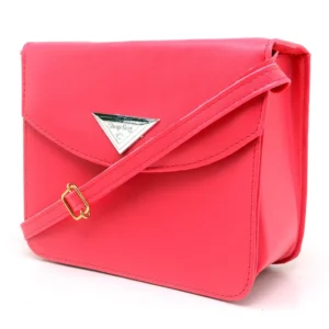 Modelo da Bolsas transversais e de ombro rosa